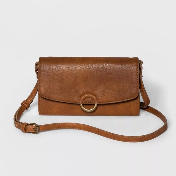 Universal Thread Handbags - Ring Mini Crossbody Bag - Universal Thread - cognac